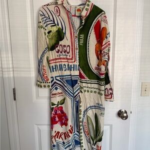 FARM Rio Multicolor Graphic shirt Dress